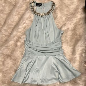 ❌BLUE BEBE HALTER TOP